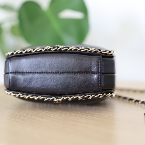 ❌NOT AVAILABLE❌ RARE GHW Chanel Chain Frame CC Box Minaudiere Calfskin Mini Clut - Picture 10 of 15